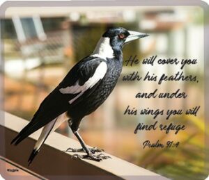 Magpie Rectangle Mouse Mat